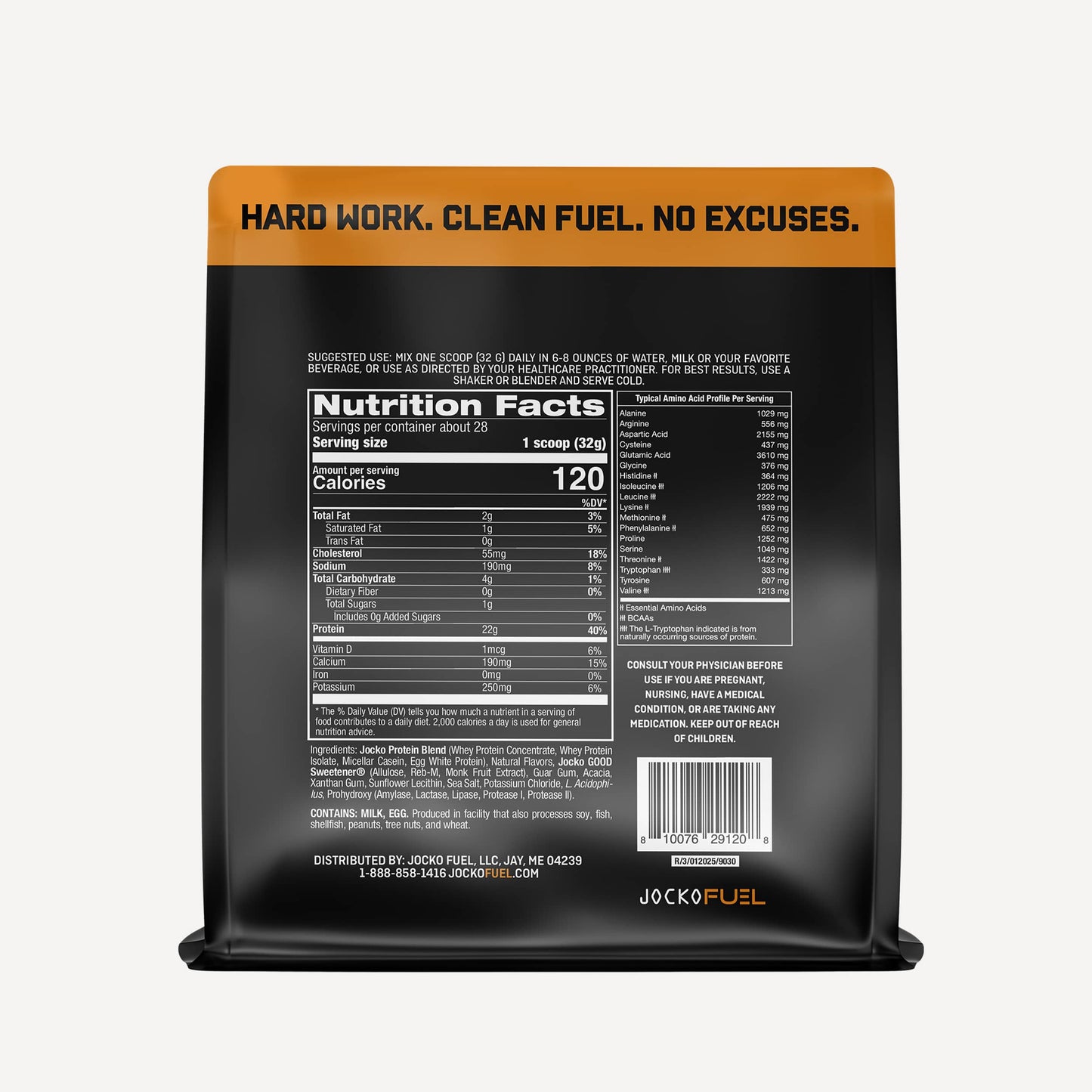 JOCKO MÖLK Protein Powder - Pumpkin Spice