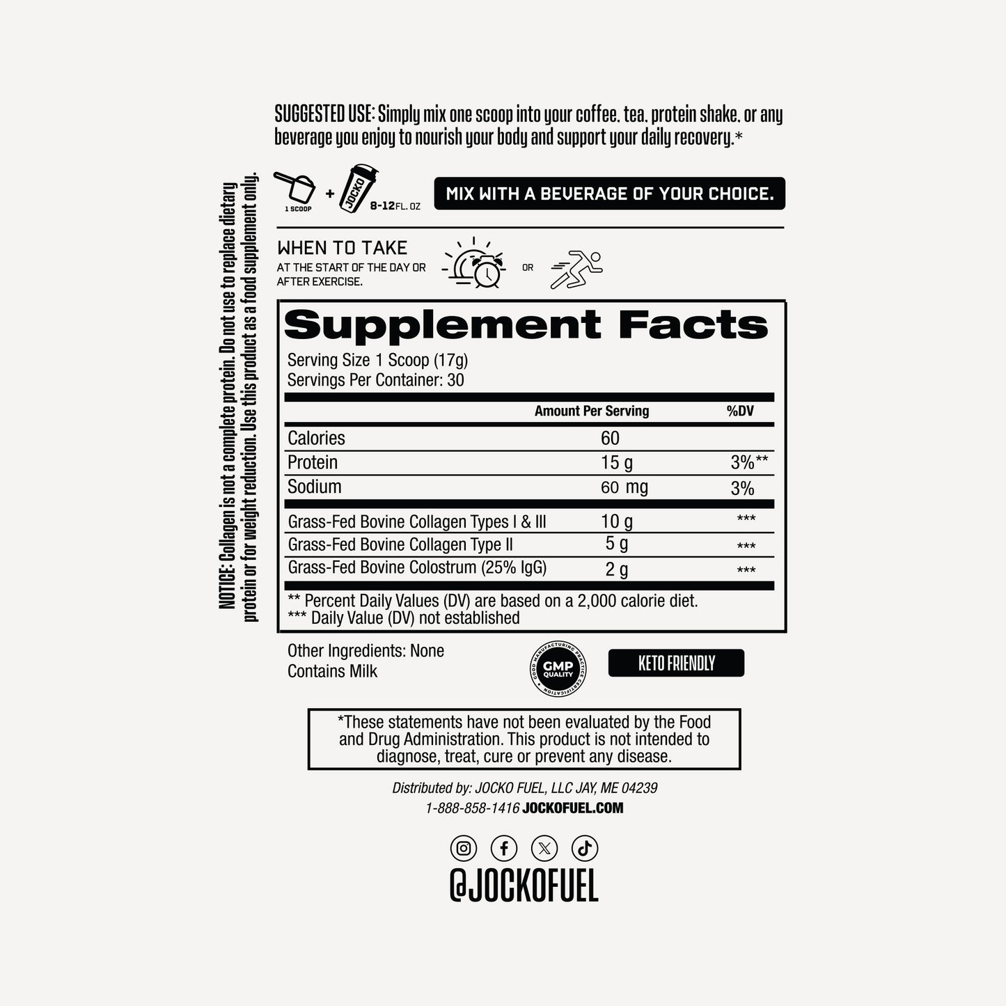 Jocko Collagen + Colostrum