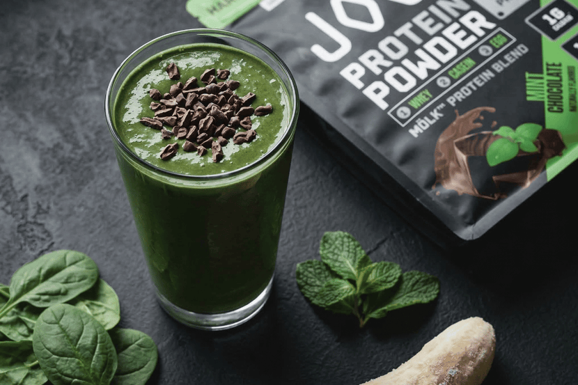 Mint Chocolate Protein Shake for St. Patrick's Day