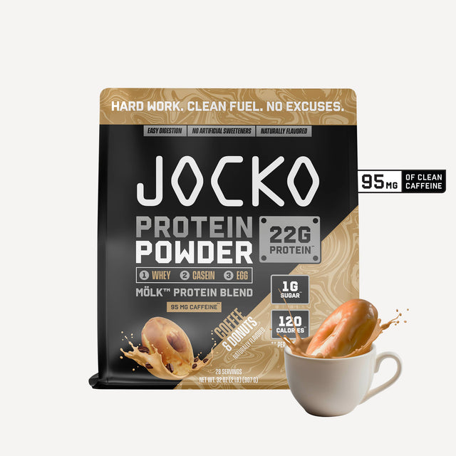 Protein Powder, Coffee and Donuts