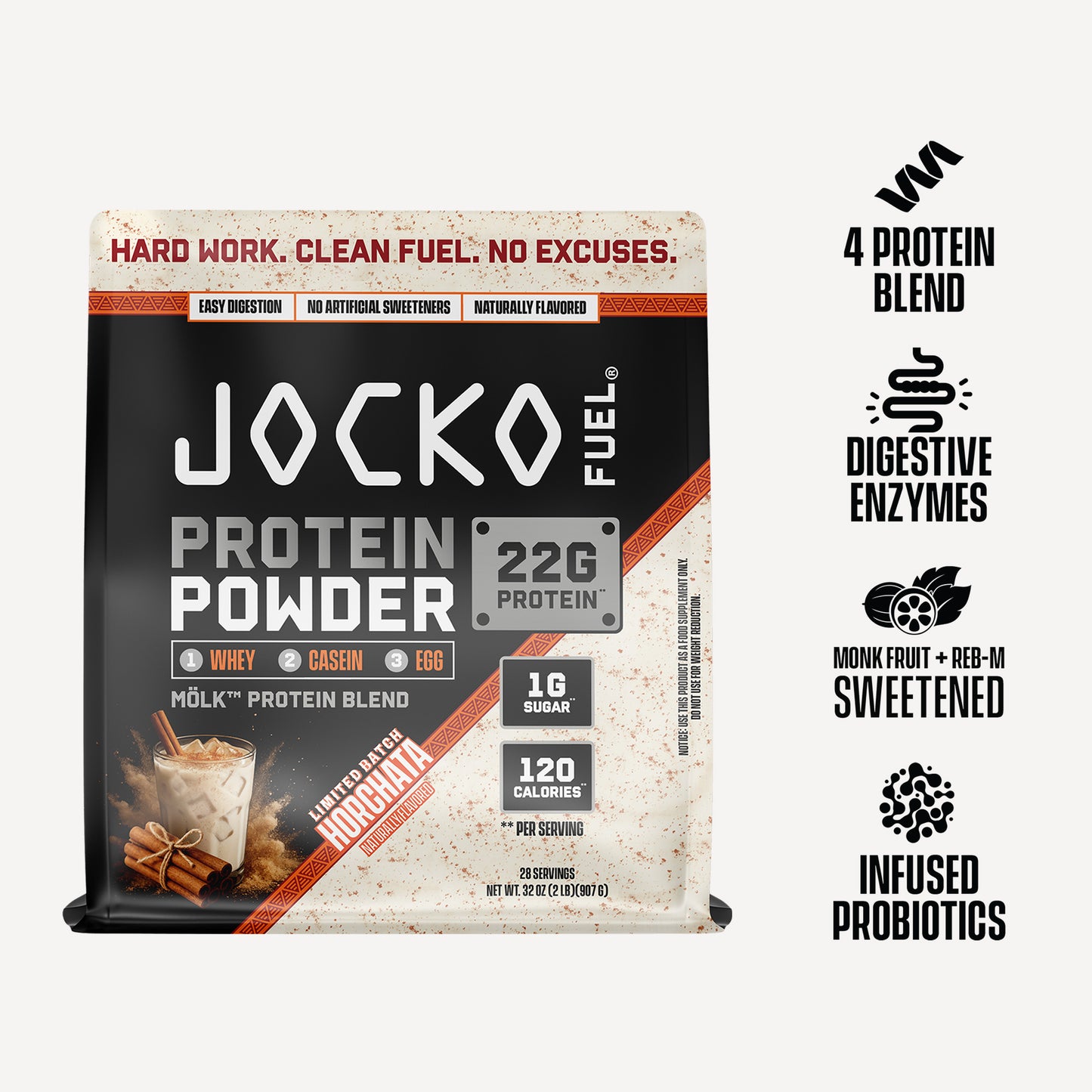 JOCKO MÖLK Protein Powder - Horchata