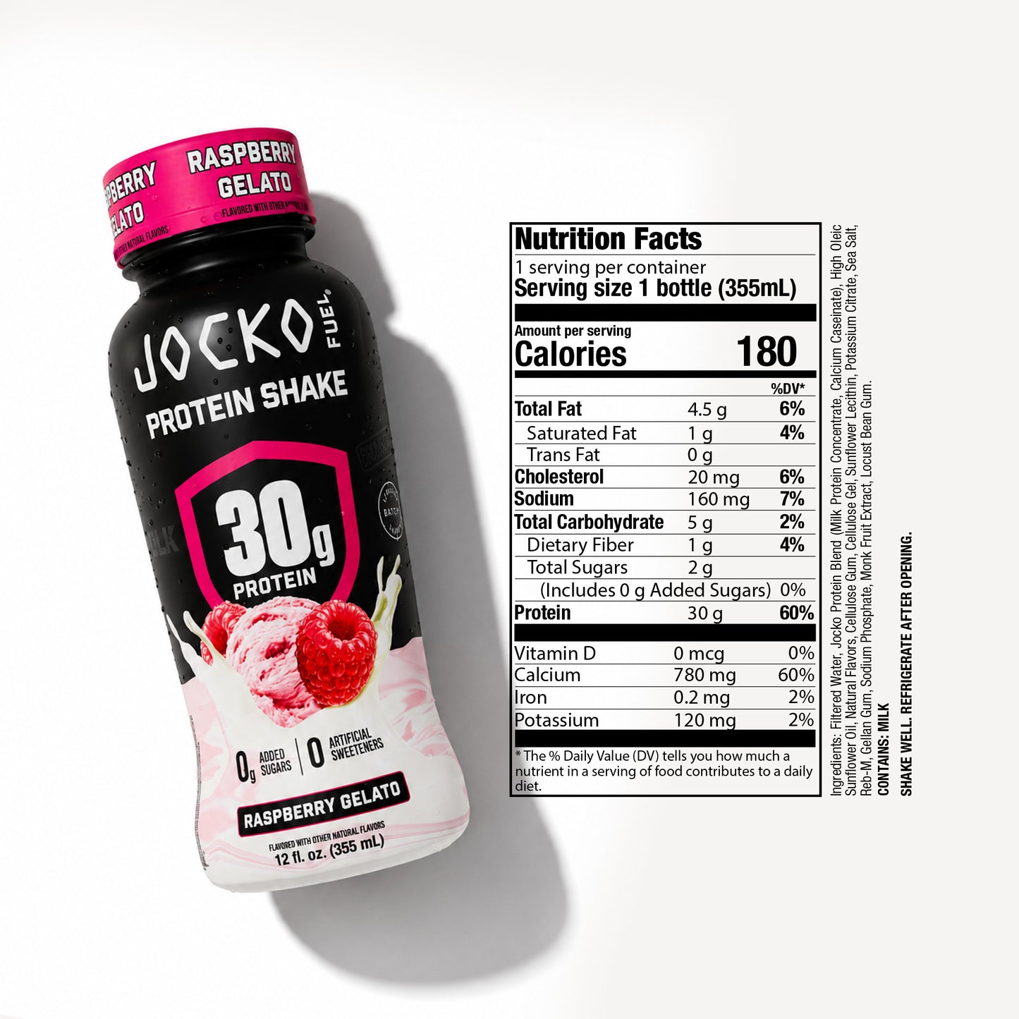 Protein Shakes - Raspberry Gelato (12-Pack)