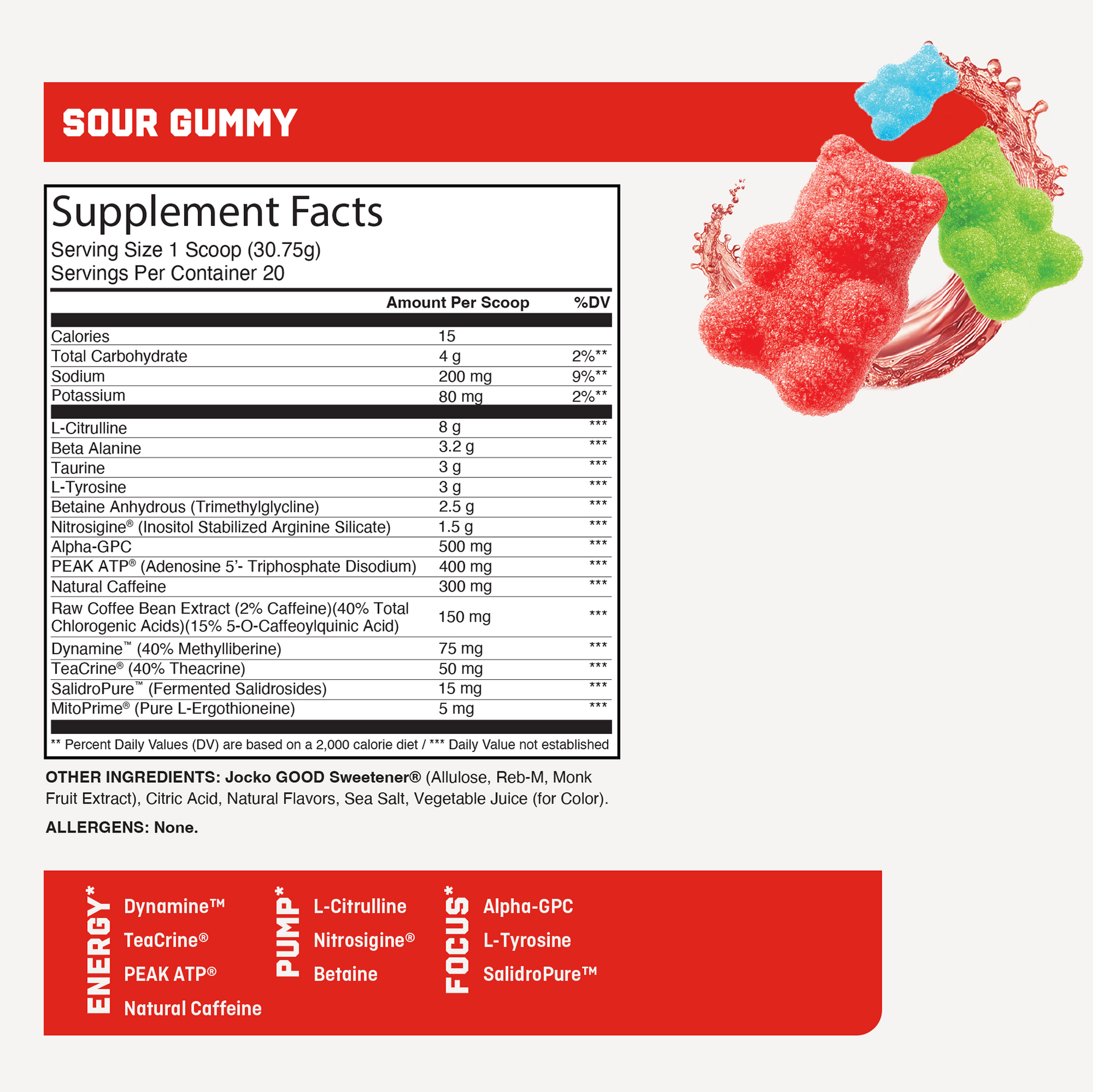 flavor:Sour Gummy