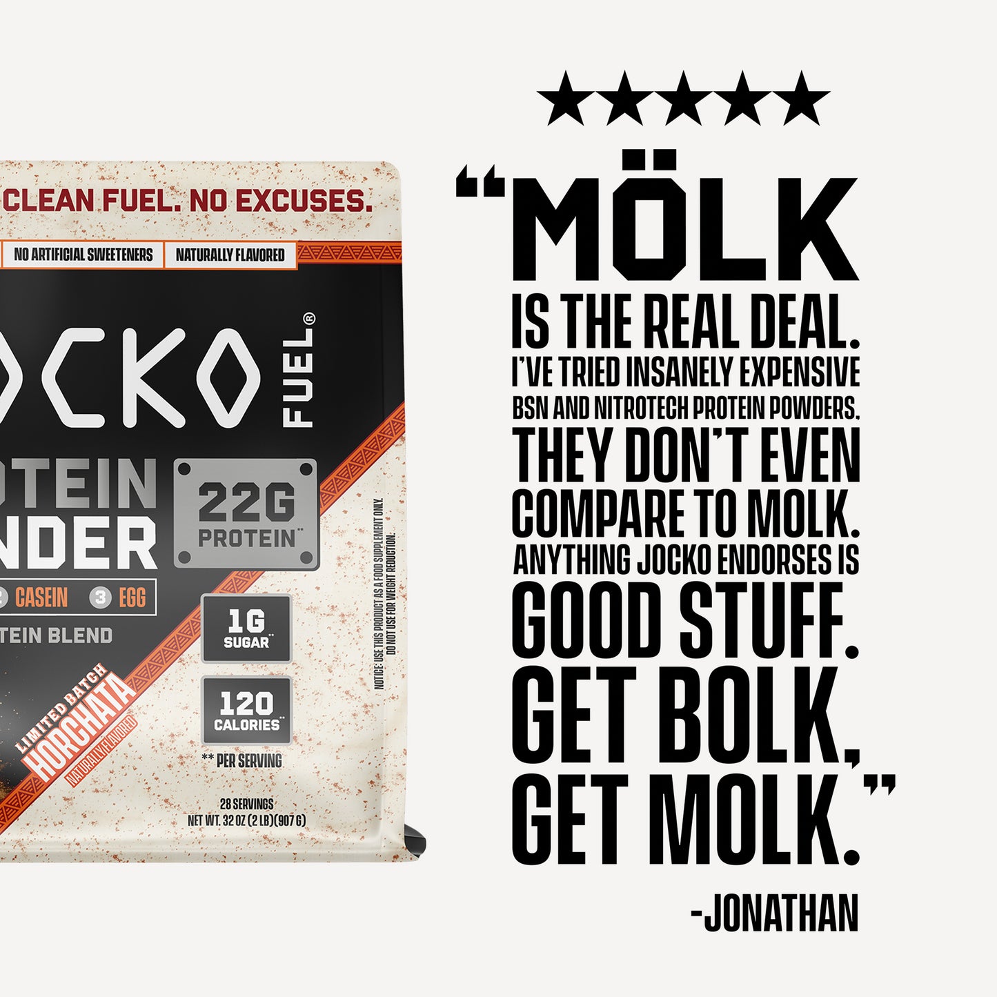 JOCKO MÖLK Protein Powder - Horchata