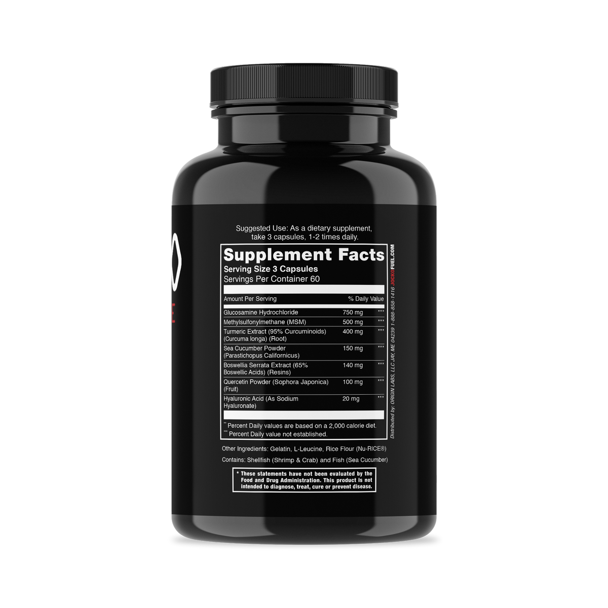 JOCKO JOINT WARFARE Nutritional Panel Image