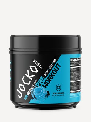 Jocko Fuel pre-workout tub, Blue Raspberry